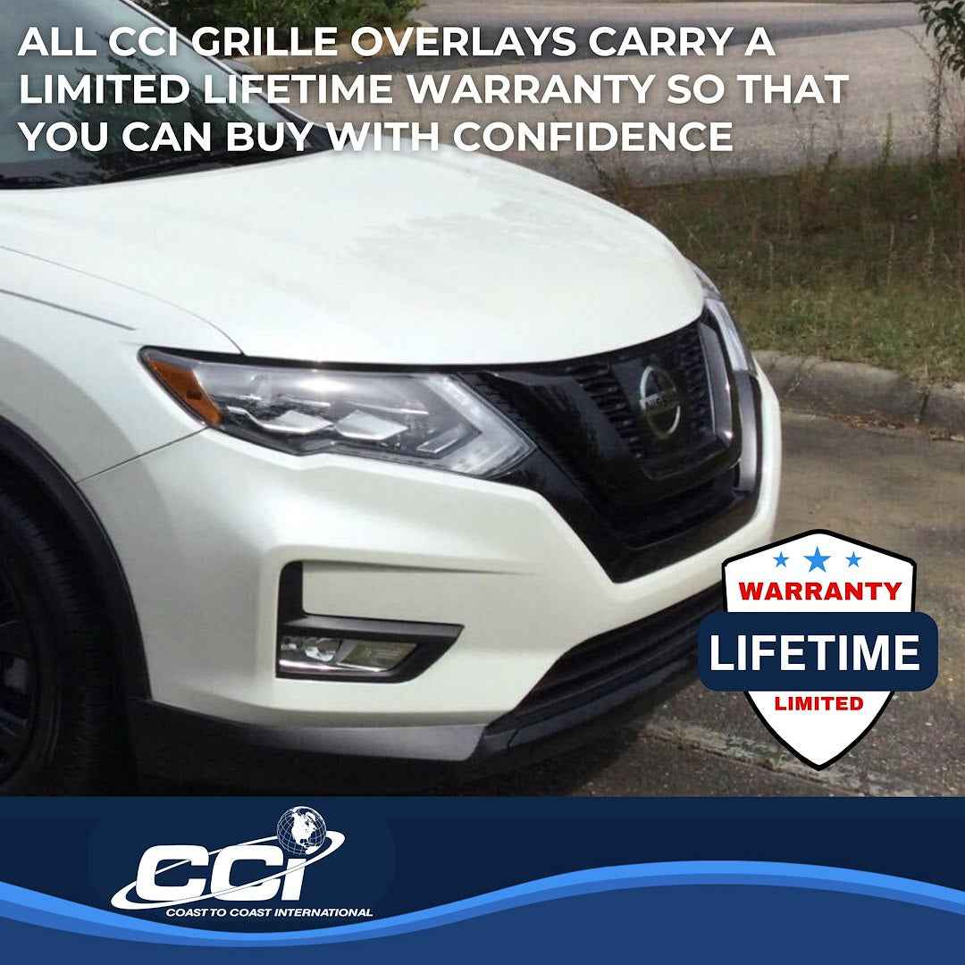 Coast To Coast GI491BLK Rogue Upper/Lower Gloss Mesh Grille Trim