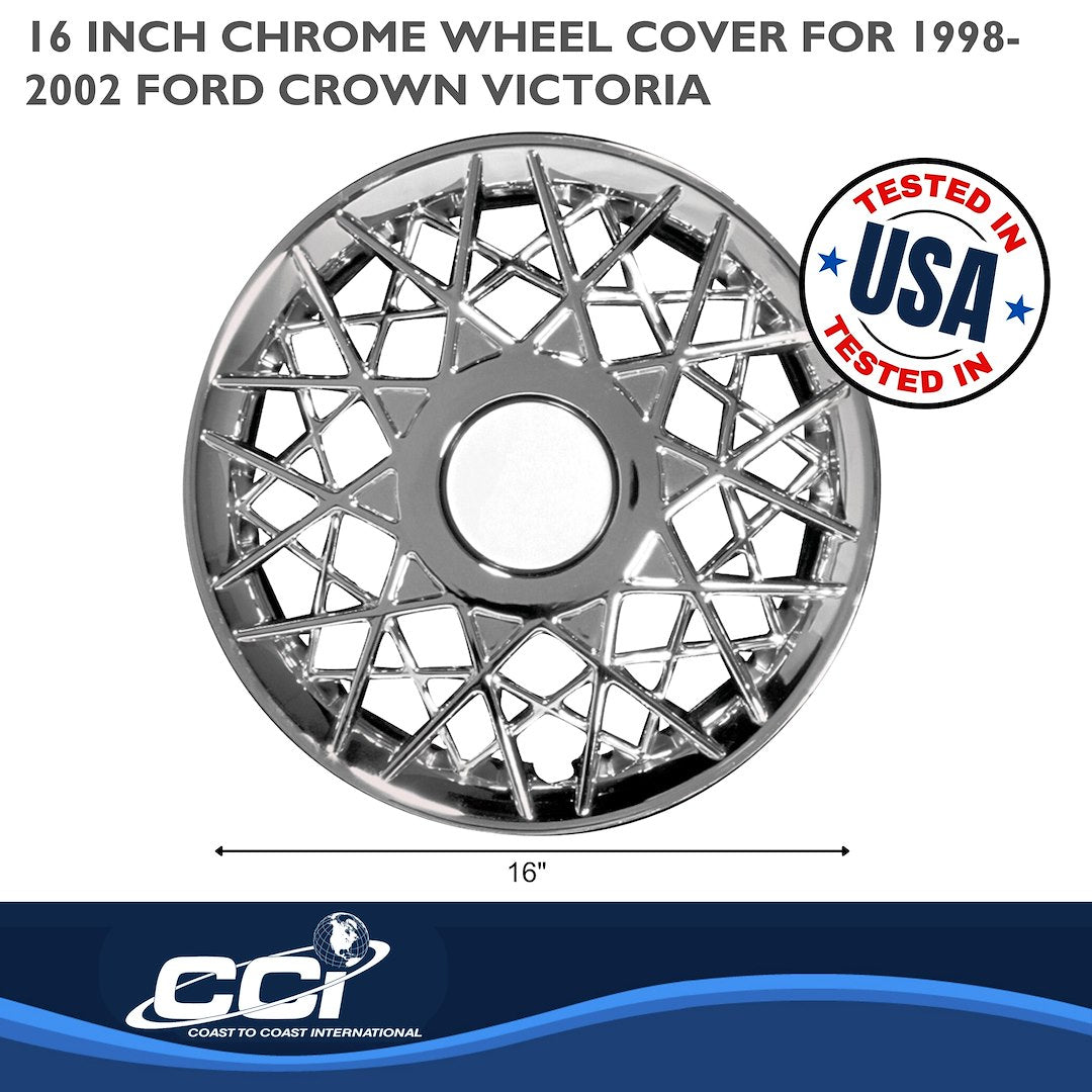 Coast To Coast 15016CN Lace-Spoke Wheel Covers for Crown Victoria - image 2