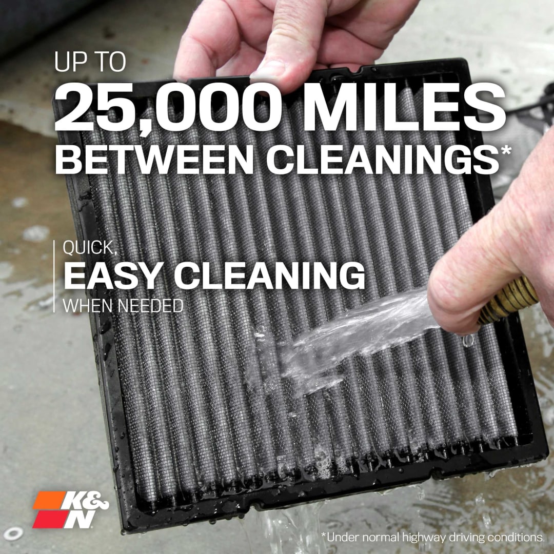 K&N Vf2089 Washable Replacement Cabin Filter