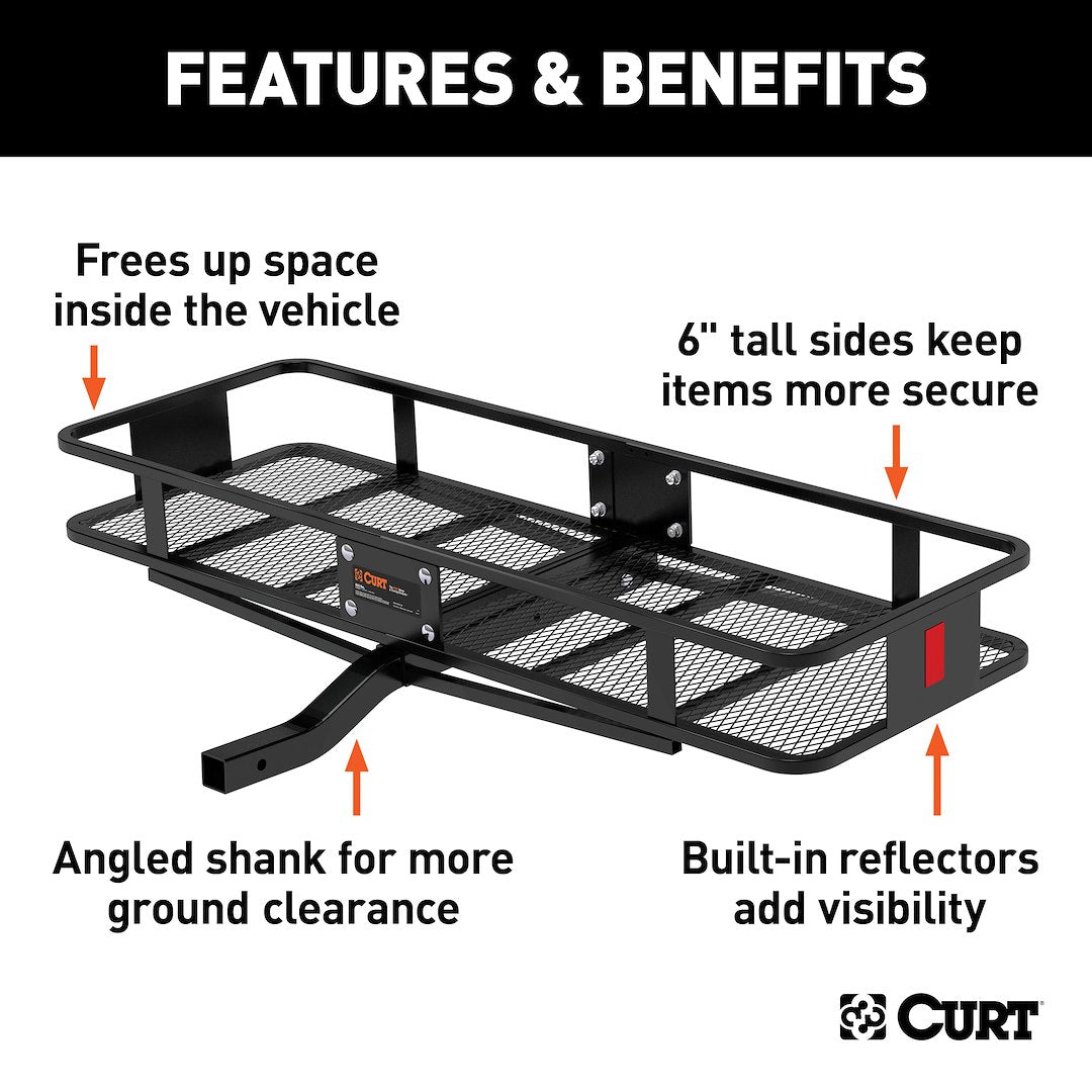 Curt 18150 Trailer Hitch Cargo Carrier - image 2