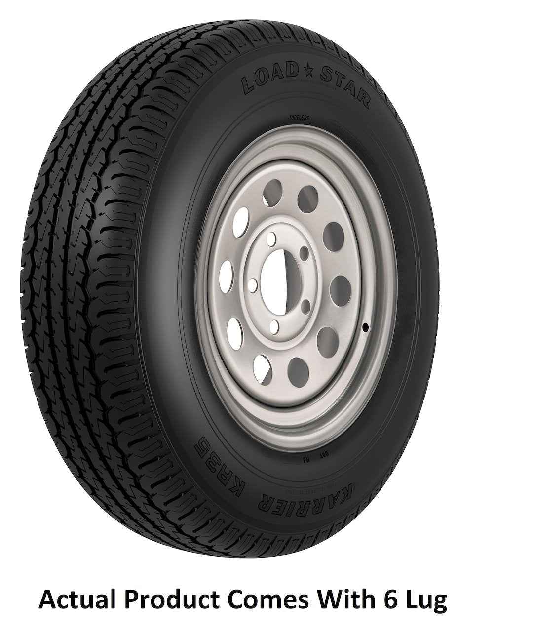 Americana 32926 ST225/75R15 Tire with Silver Modular Wheel