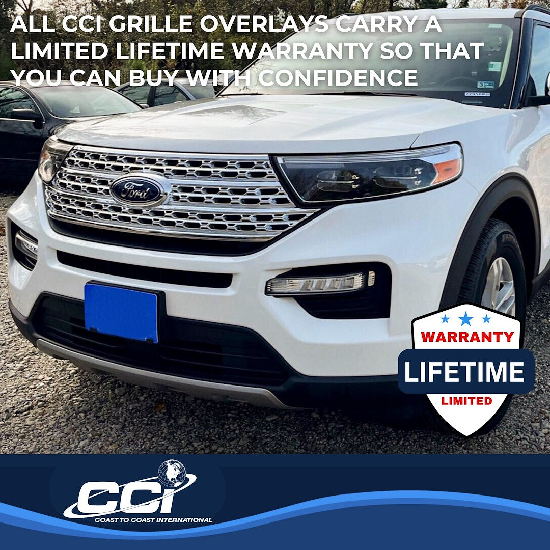 Coast To Coast GI505 Explorer OE-Look Chrome Honeycomb Trim - image 3