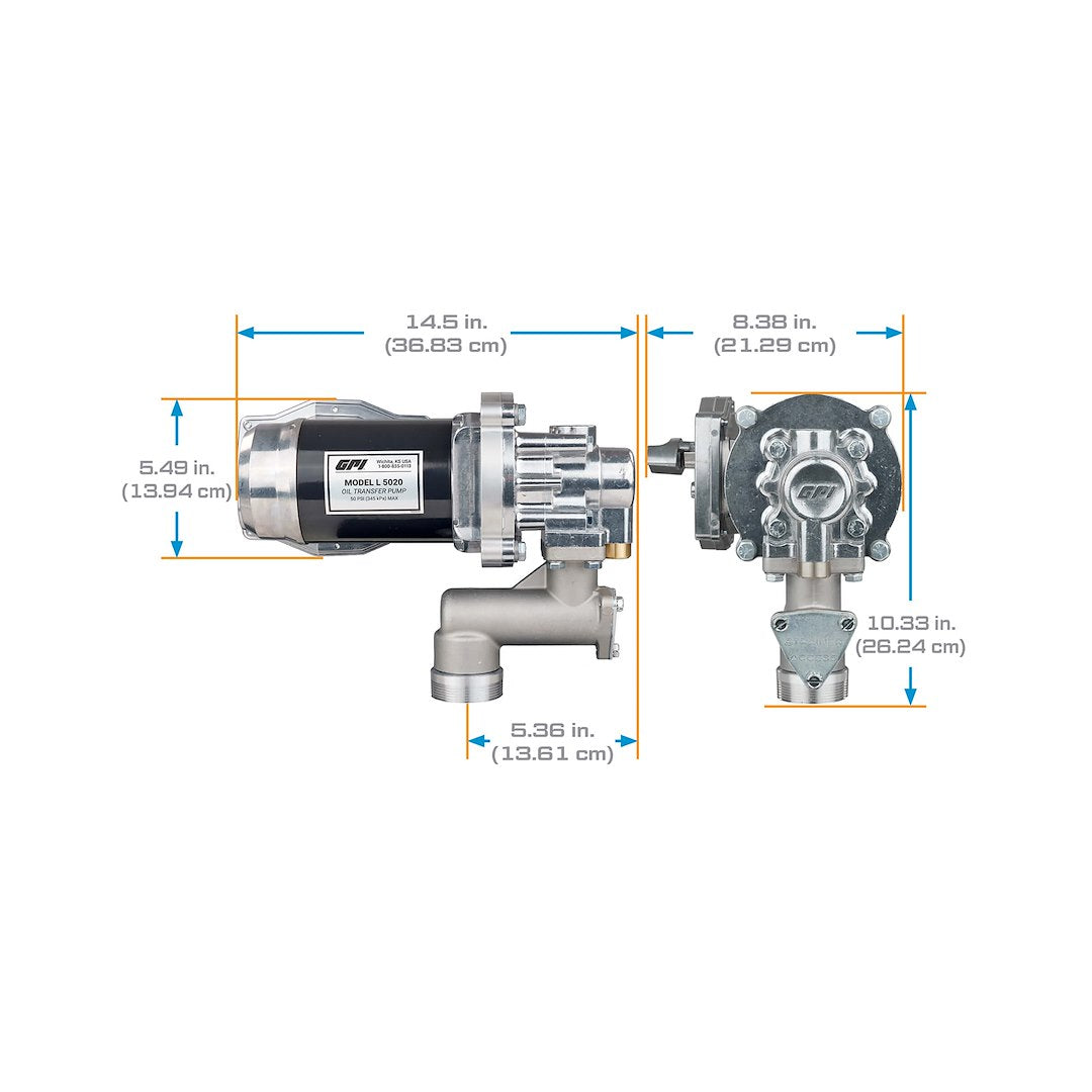 GPI 142100-04 L-Series Oil Transfer Pump
