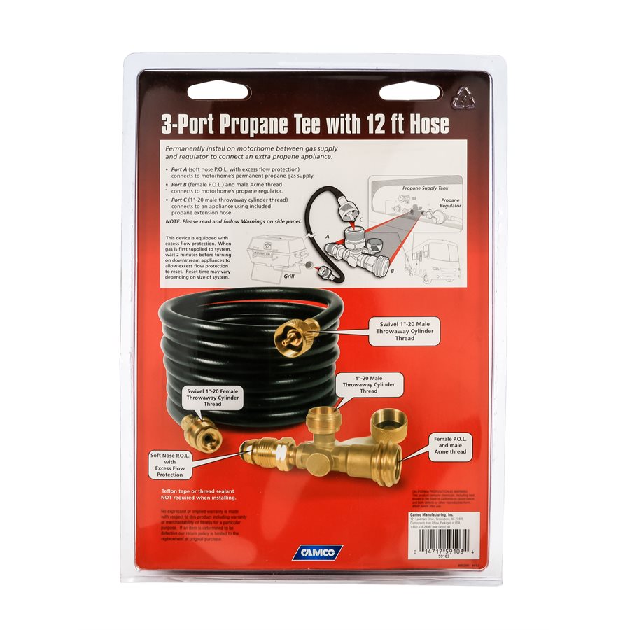 Camco 59103 Propane Supply Splitter - image 4