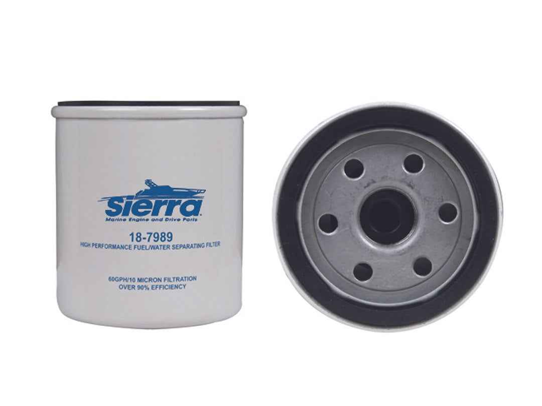 Sierra Marine 187989 13/16-18 Spin-On Paper Fuel/Water Separator