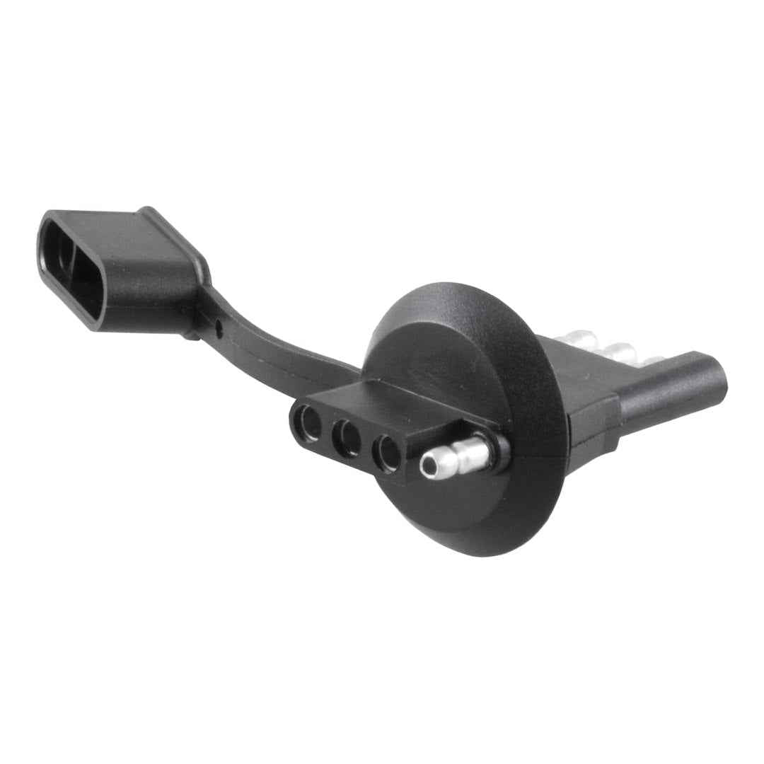 CURT 57404 License-Plate-Light 4-Flat Socket Adapter