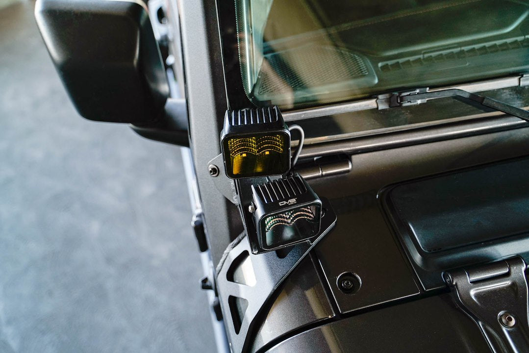 DV8 Offroad LBJL-11 Dual-Pod A-Pillar Brackets