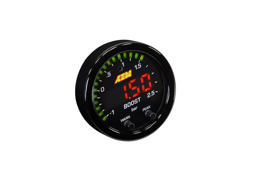 AEM Electronics 30-0306 X-Series Digital Boost Gauge, -30 to 35 PSI - image 5