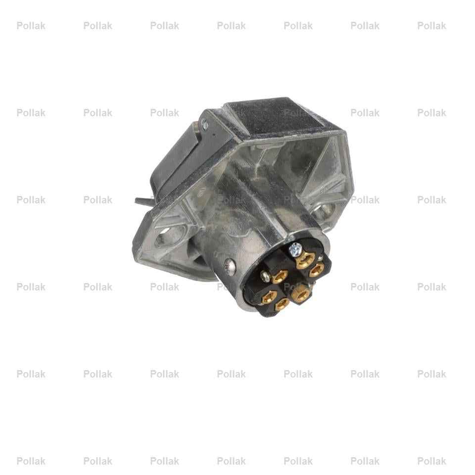 Pollak 11720EP Silver 7-Pin Vehicle-End Interchangeable Socket