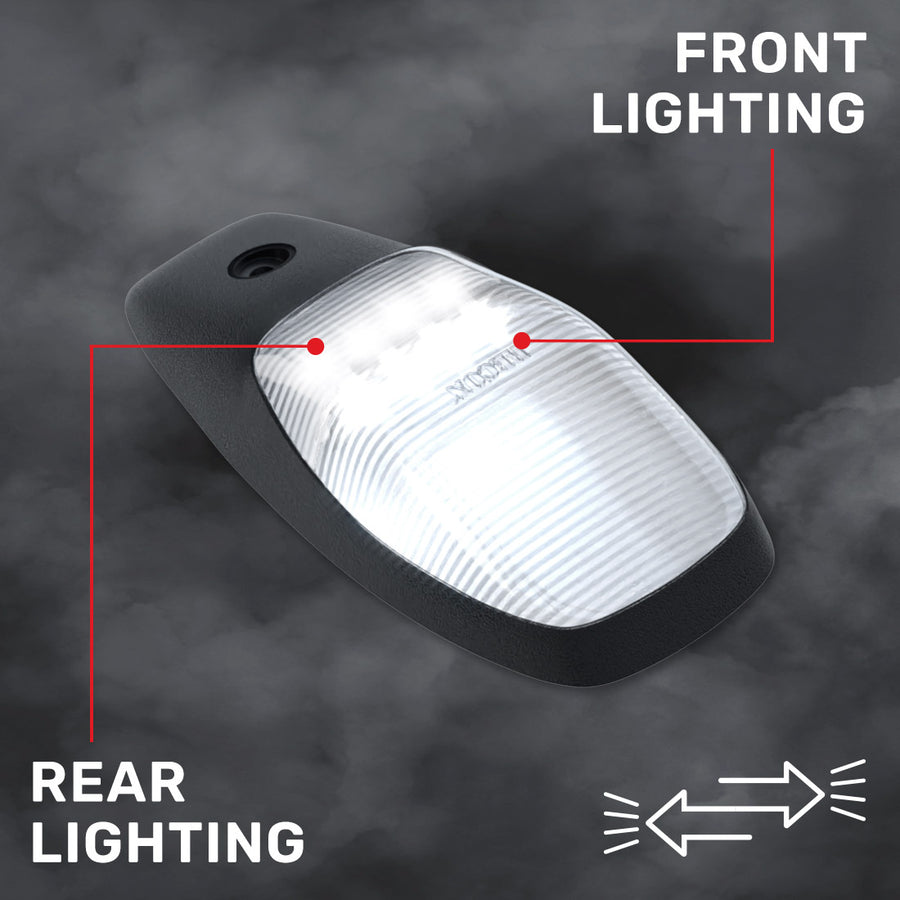 Recon 264345CLHPWH High-Power Roof-Marker Lights