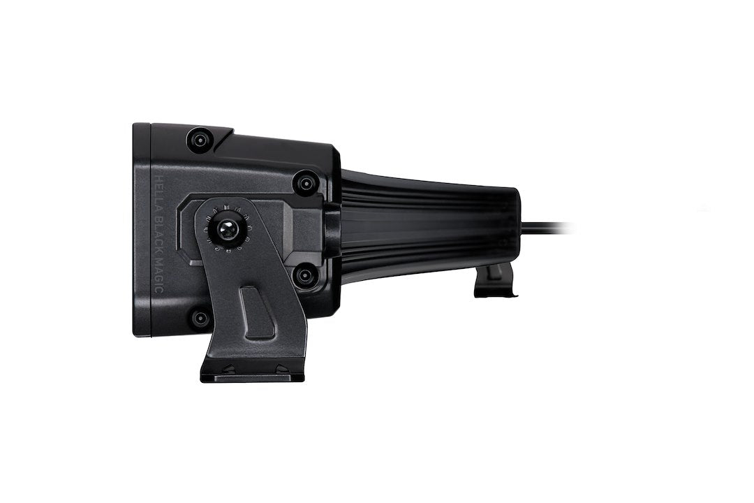 Hella 358197611 Black Magic Tough Curved Two-Row Bar