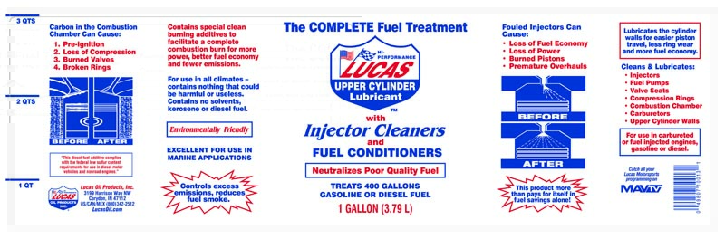 Lucas Oil 10013 Diesel/Gasoline Fuel Treatment
