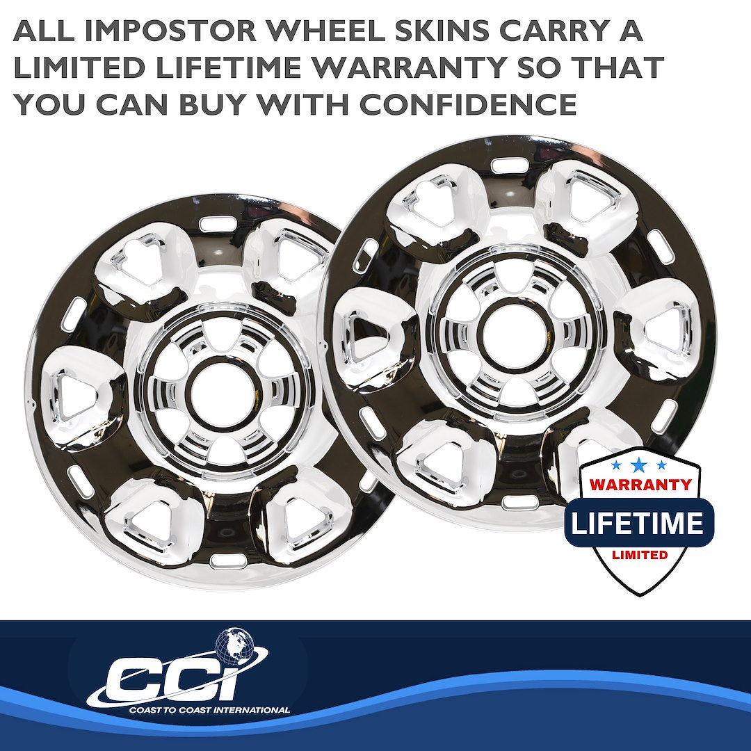 Coast To Coast IMP101X 17-Inch Chrome Impostor Skin Set - image 3