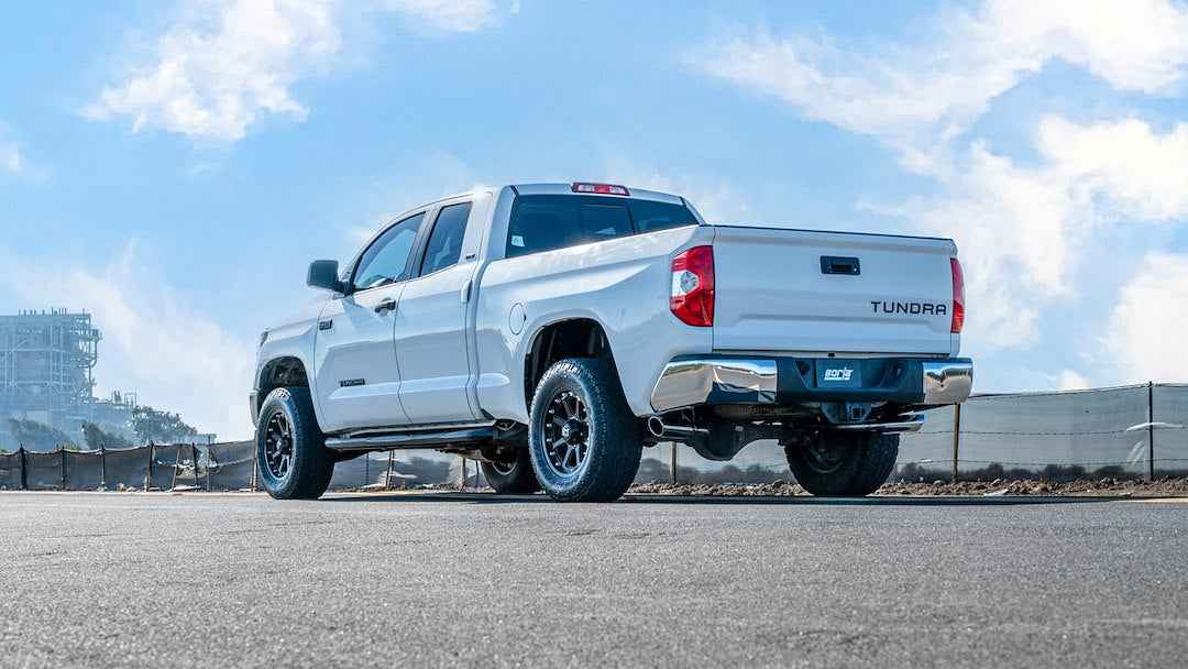 Borla 141024BC Tundra ATAK Cat-Back, Black-Chrome Tips