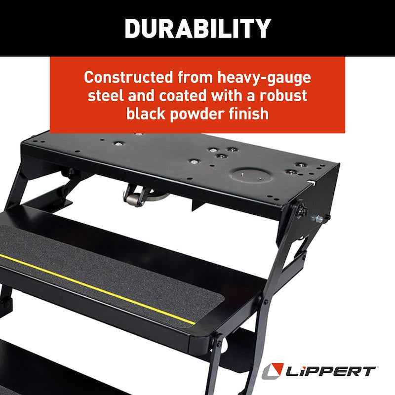 Lippert Components 372558 Kwikee Platinum Double Electric RV Step, Part # – image 6