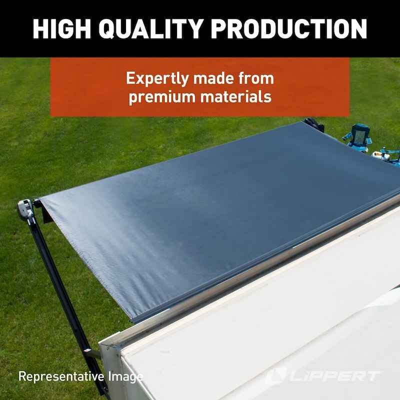 Lippert Components V000334865 Lippert Solera Destination 16' RV Patio Awning Blue Fade – image 3