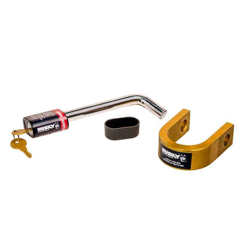 Husky Towing 33161 Fifth Wheel King Pin Lock, 2 Inch Coupler with Padlock – image 4