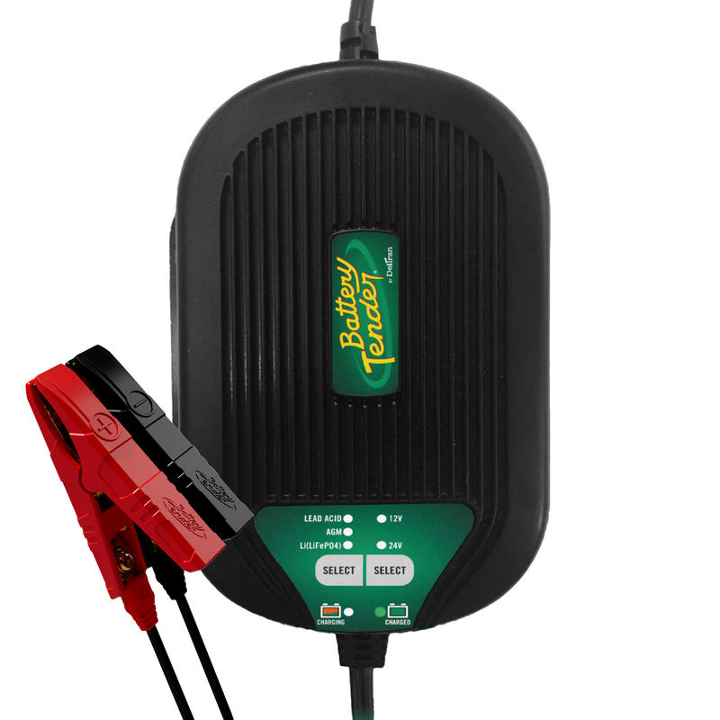 Battery Tender 022-0258-DL-WH Dual-Voltage 12V/24V Battery Charger - image 1