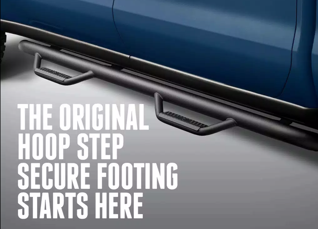 N-Fab T1678CC-TX Cab-Length Step Nerf Bar