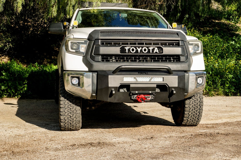 Body Armor TN-19339 HiLine Tundra Front Bumper with Skid Plate - image 2