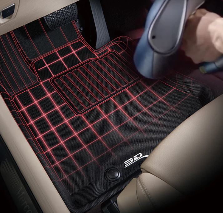 3D Mats FR12801509 Ford SuperCrew Black 3-Piece Floor Mats - image 4