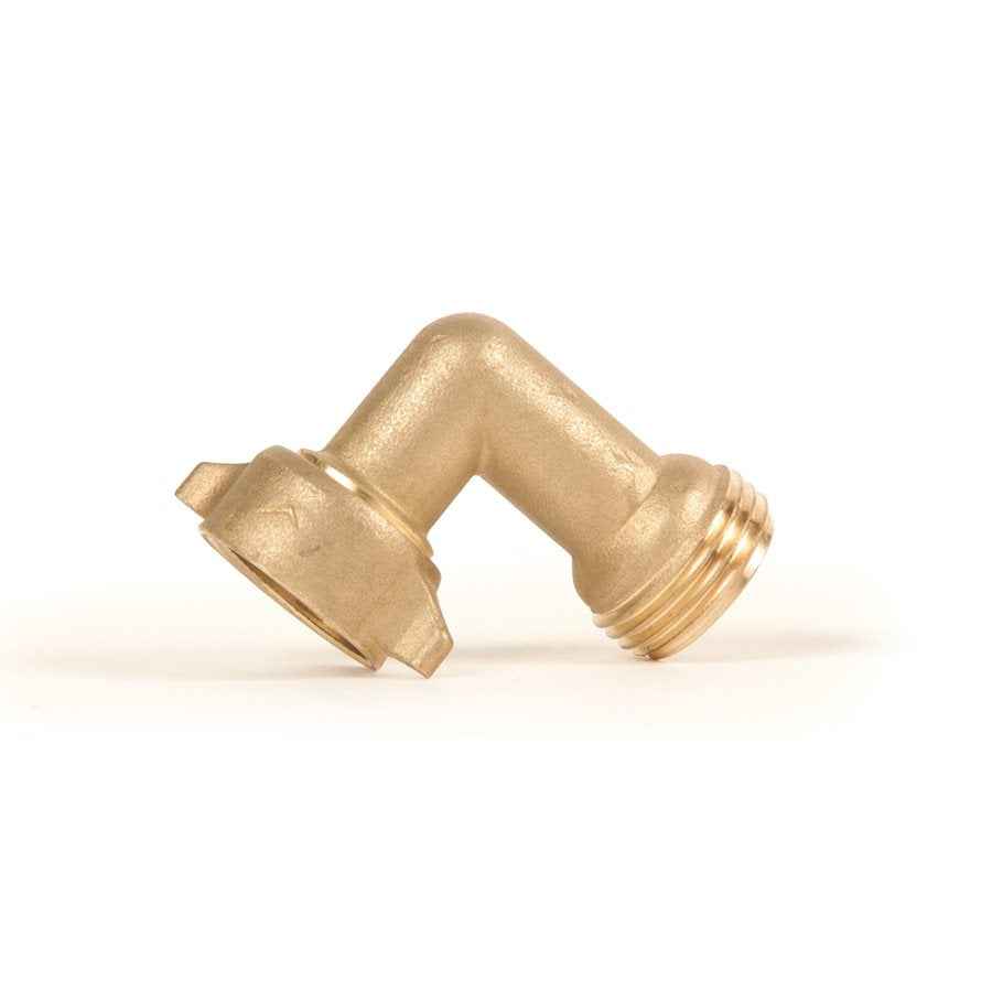 Camco 22504 Forged Brass 5/8-Inch 90-Degree Hose Elbow