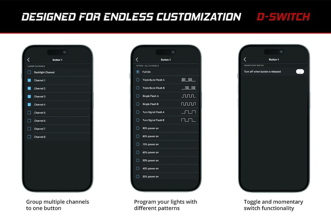 Diode Dynamics DD8373 D-Switch Accessory Control Panel