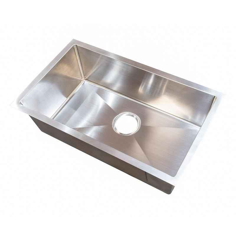 Lippert Components 719426 25" Stainless Steel RV Sink, Single Bowl Undermount – image 1