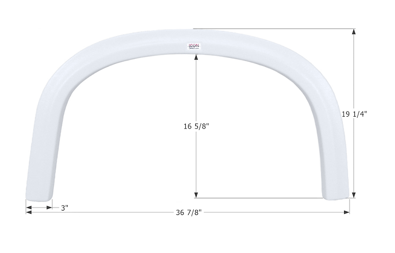 Icon 12038 Fender Skirt