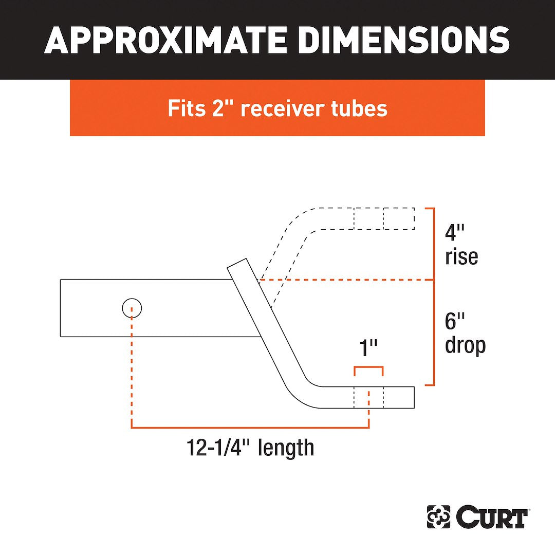 Curt 45080 Trailer Hitch Ball Mount - image 6
