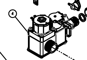 Suburban Water-Heater Gas-Control Valve 161357