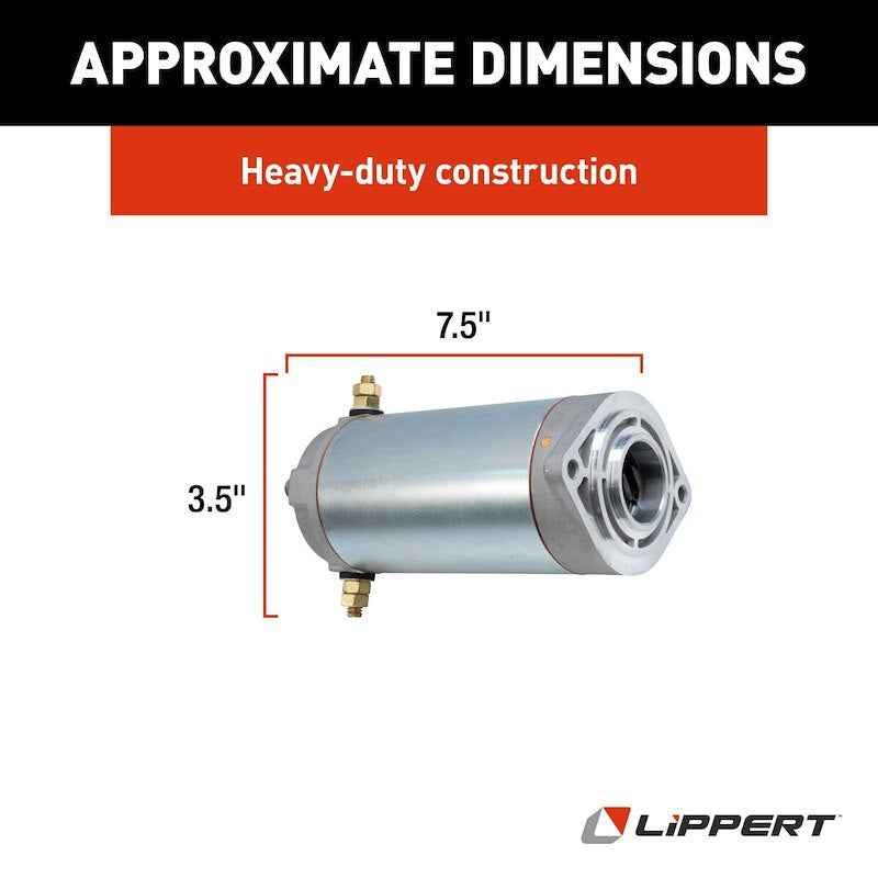 Lippert Components 179327 Lippert Hydraulic Pump Motor, 6V Replacement for RV Leveling – image 3