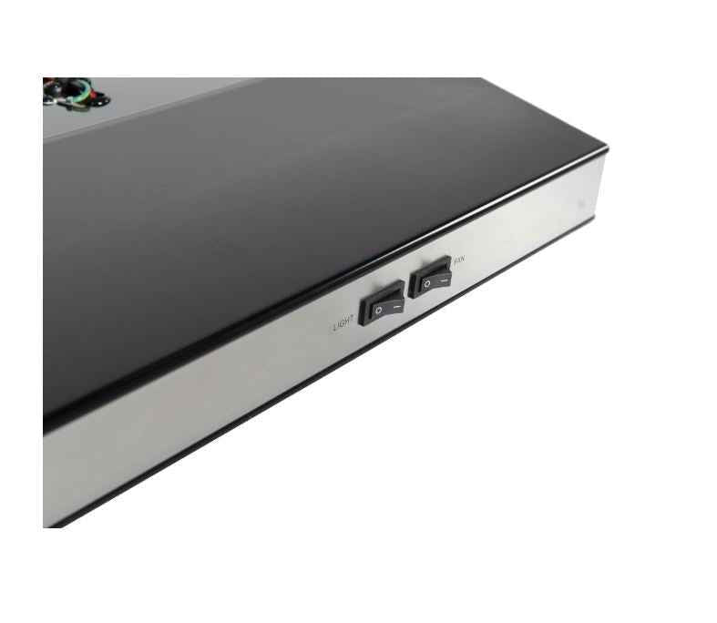 Furrion CXW-30-CZ02 RV Stove Vent Range Hood 12V, 22" Black & Stainless with Light – image 2