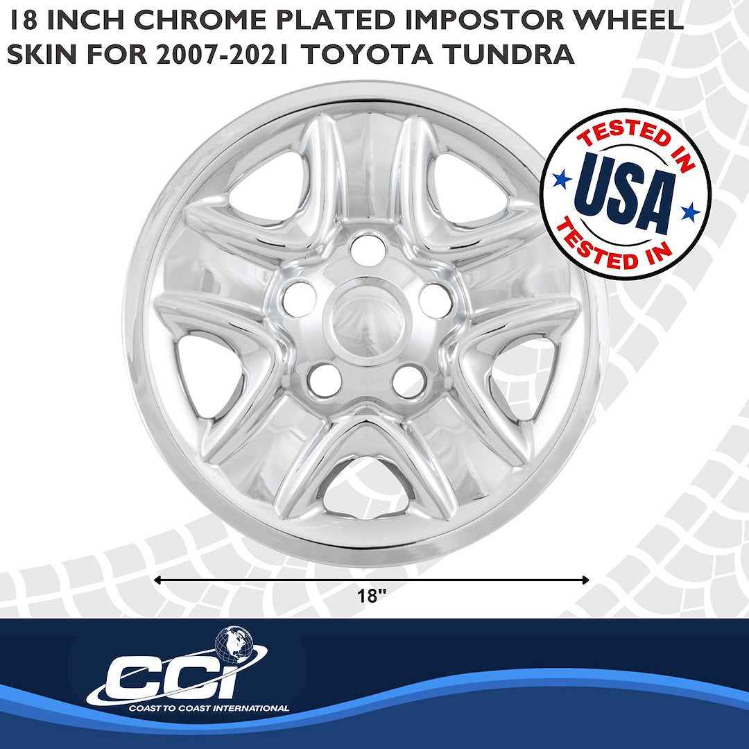 Coast To Coast IMP77XN Tundra 18-Inch Chrome Skin Set