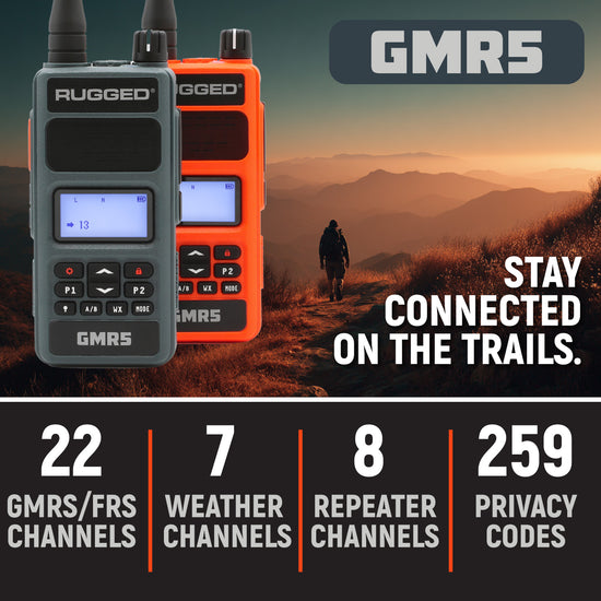 Rugged Radios Gmr5 Portable GMRS Radio