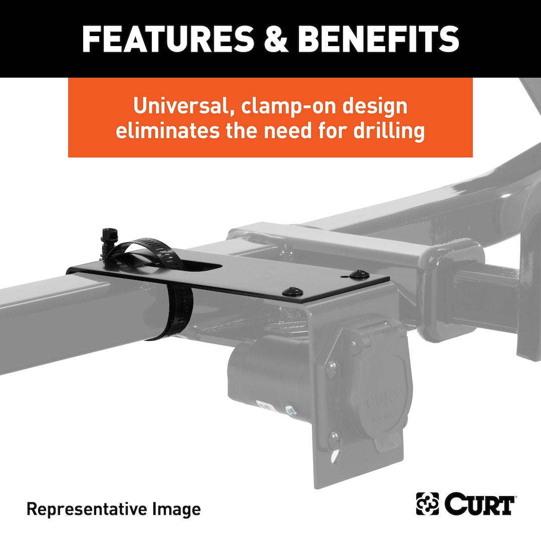 Curt 57204 Trailer Wiring Connector Mounting Bracket - image 3