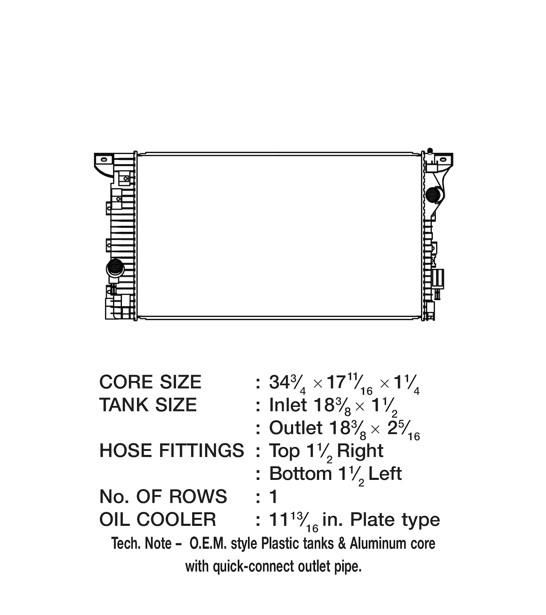 CSF 3744 2015 F-150 Replacement Radiator - image 2