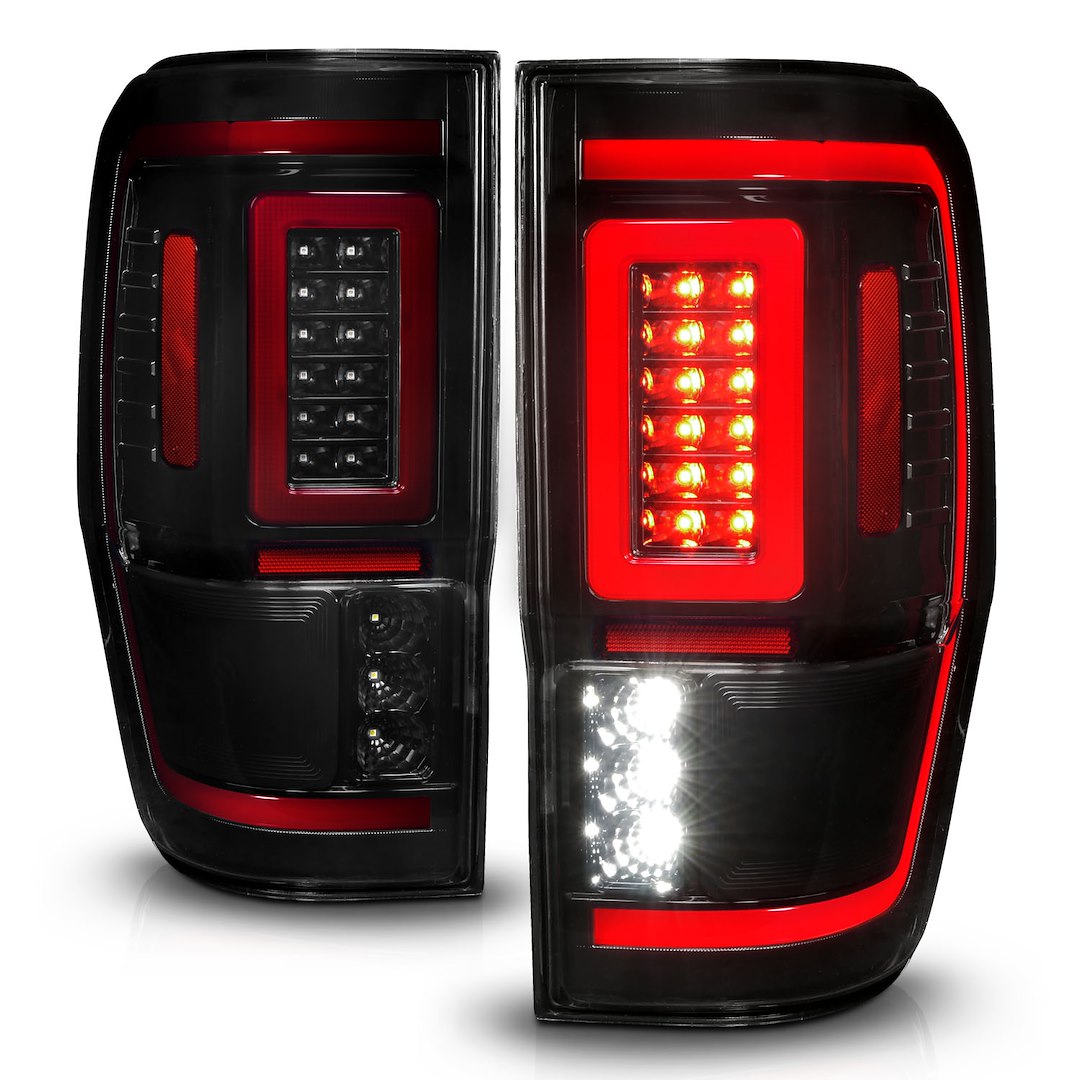 ANZO USA 311447 Ranger Smoke LED Tail-Light Pair, Black - image 6
