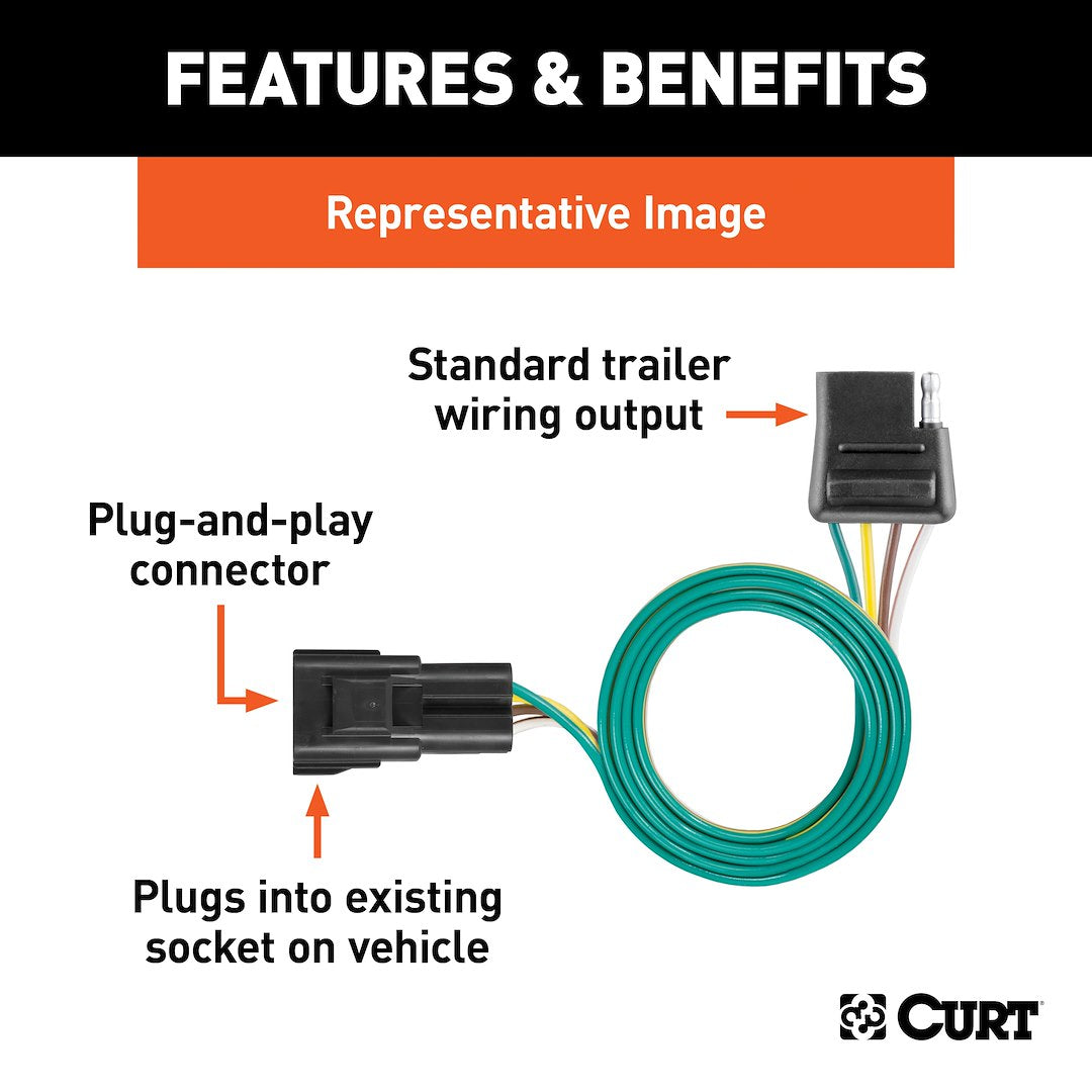 Curt 56394 Trailer Wiring Connector - image 2
