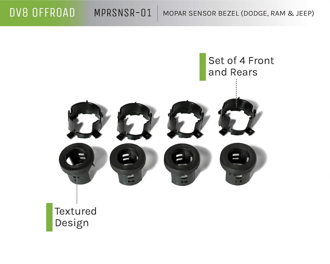 DV8 Offroad MPRSNSR-01 Parking Sensor Trim Bezel