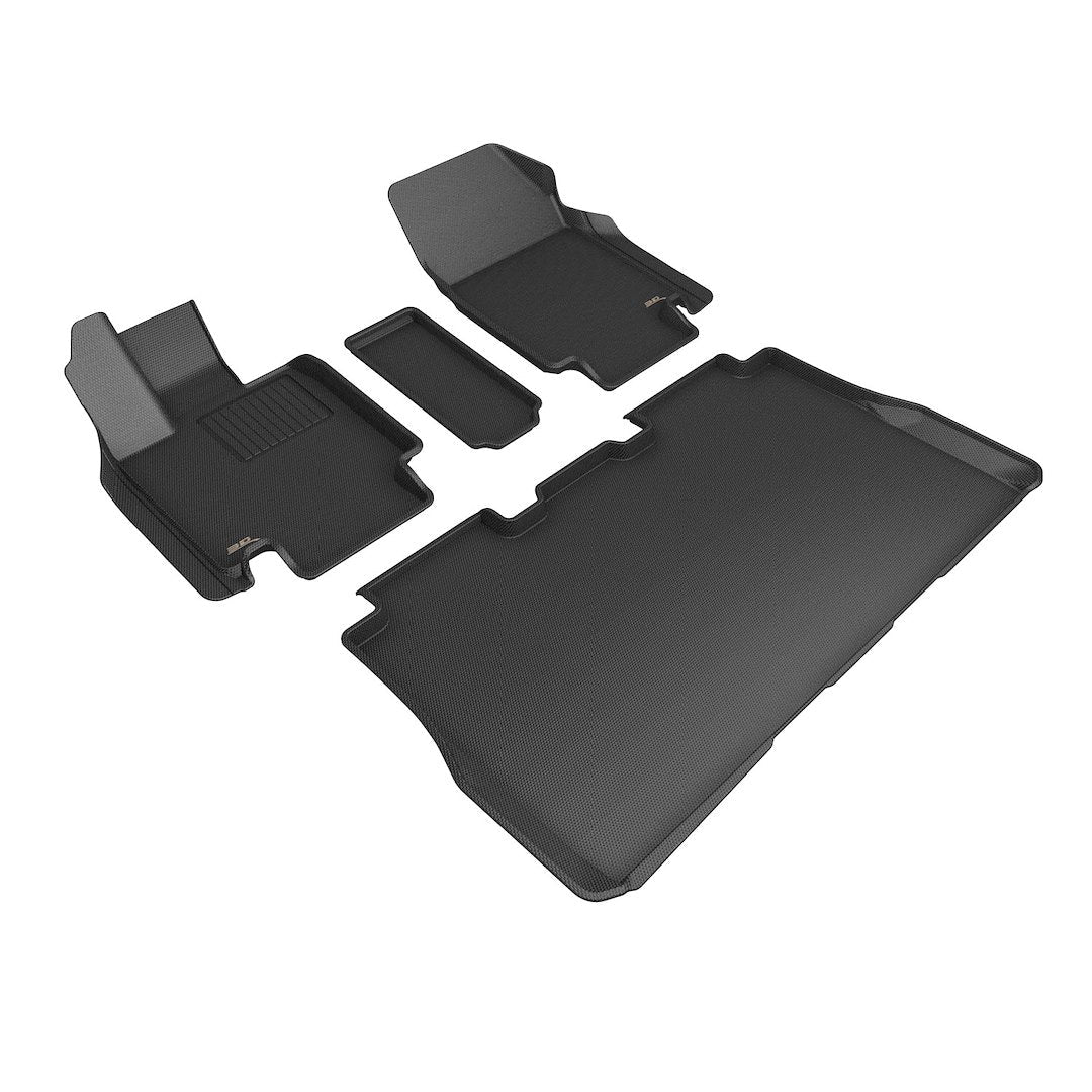 3D Mats L1TL05001509 Cybertruck Maxpider Black 4-Piece Mats - image 1