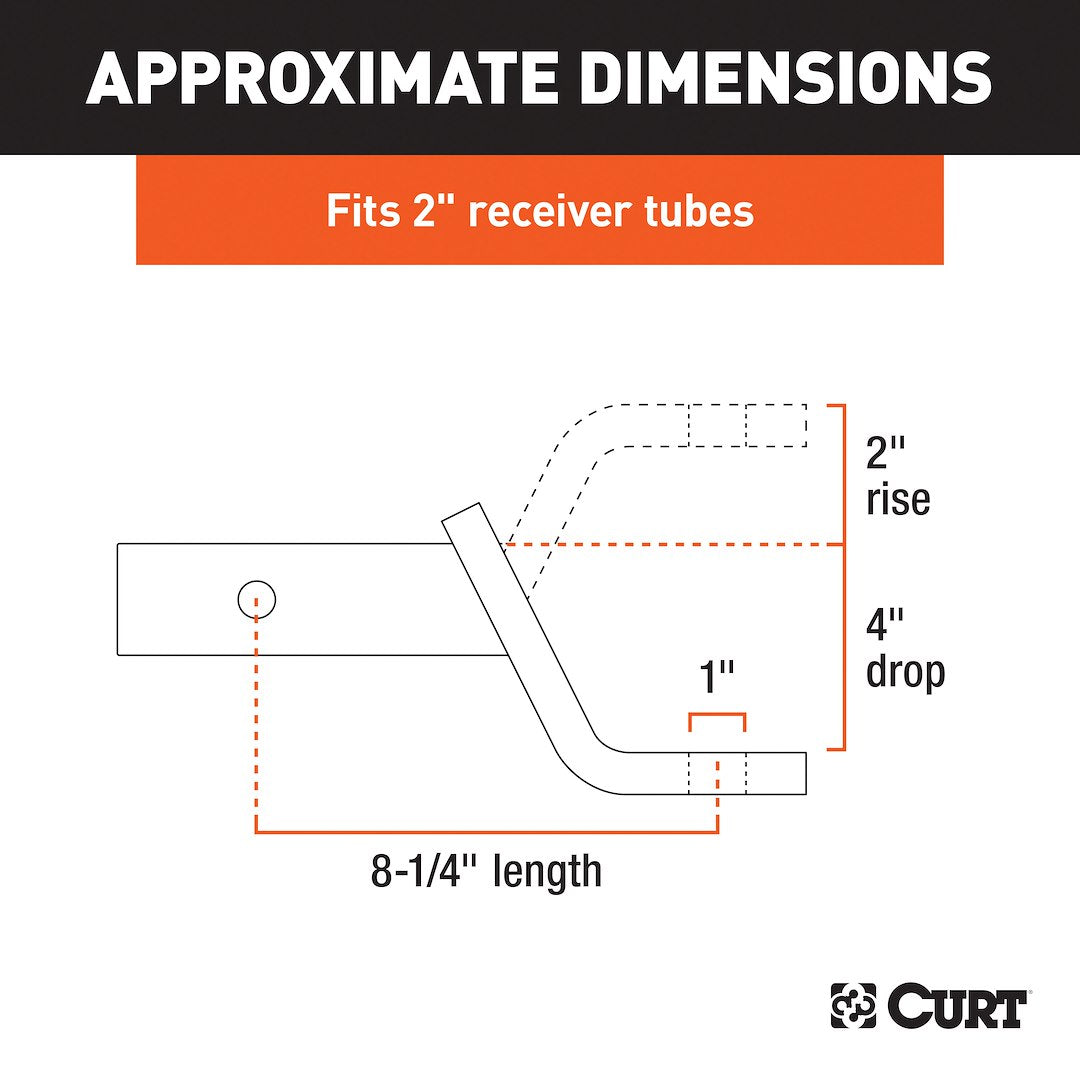 Curt 45850 Trailer Hitch Ball Mount - image 3