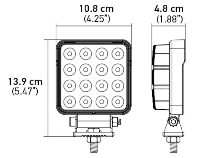 Hella 357106002 2.0 LED Work Lamp