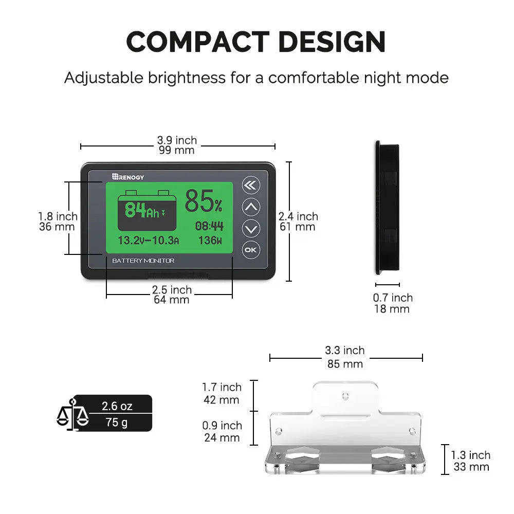 Renogy Rbm500-G3-Us Battery Monitor - image 5