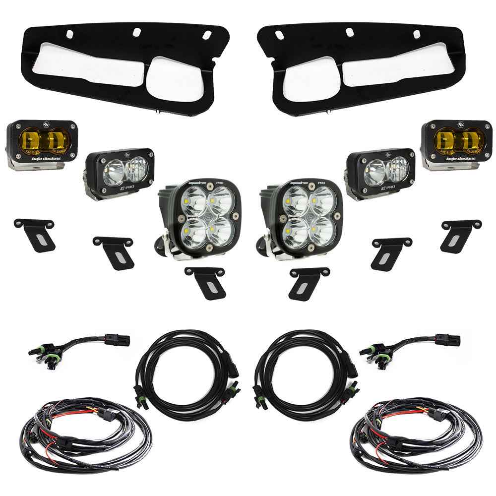 Baja Designs 448179 Bronco Six-Light Fog-Pocket Package