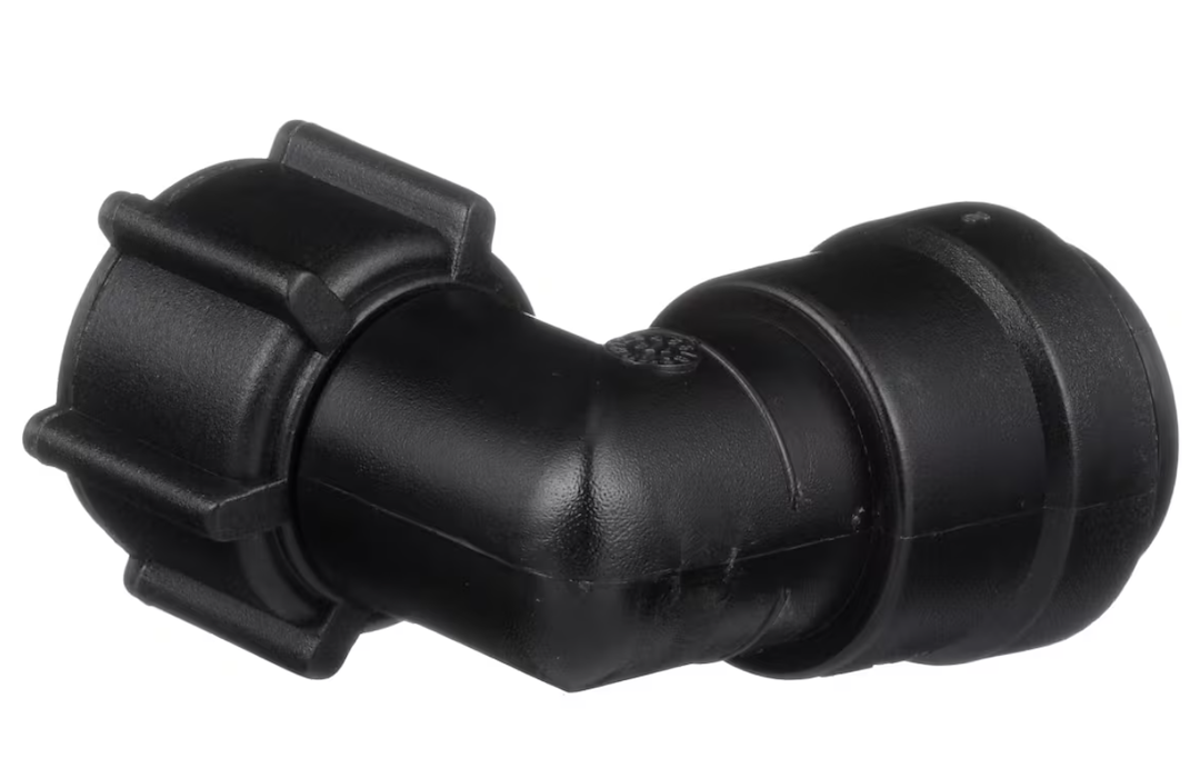 AquaLock 81902431 15mm Quick-Connect to 1/2 NPS Swivel Elbow