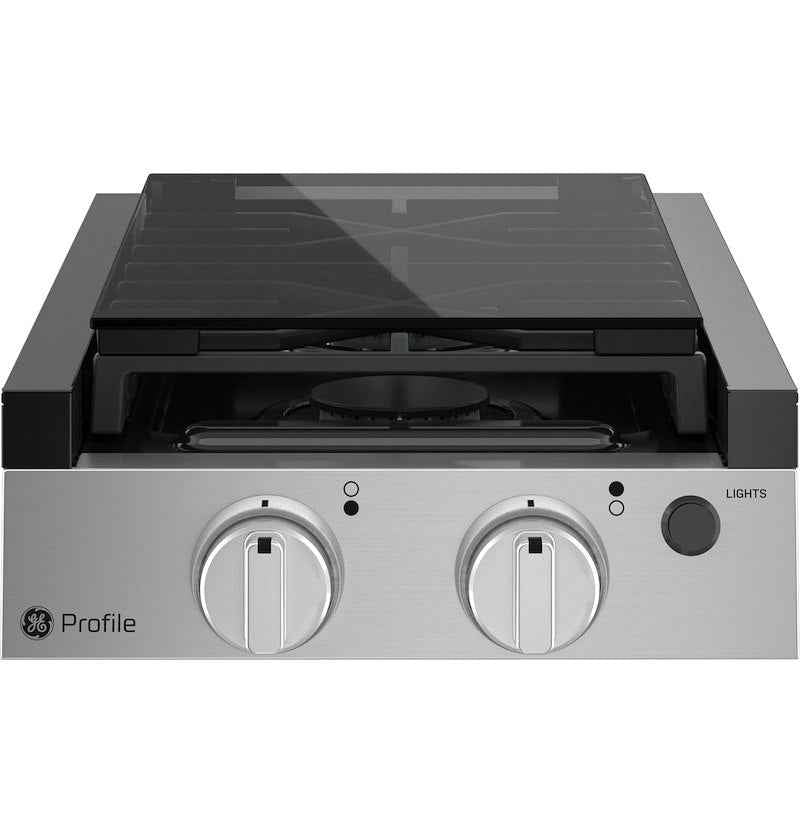 GE Appliances PLU612RTSS GE Profile RV Propane Cooktop 12" 2 Burner, Piezo Ignition 12V – image 6