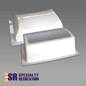 Specialty Recreation K1422WT 6" High White RV Skylight Dome, 22" x 14" Opening – image 1