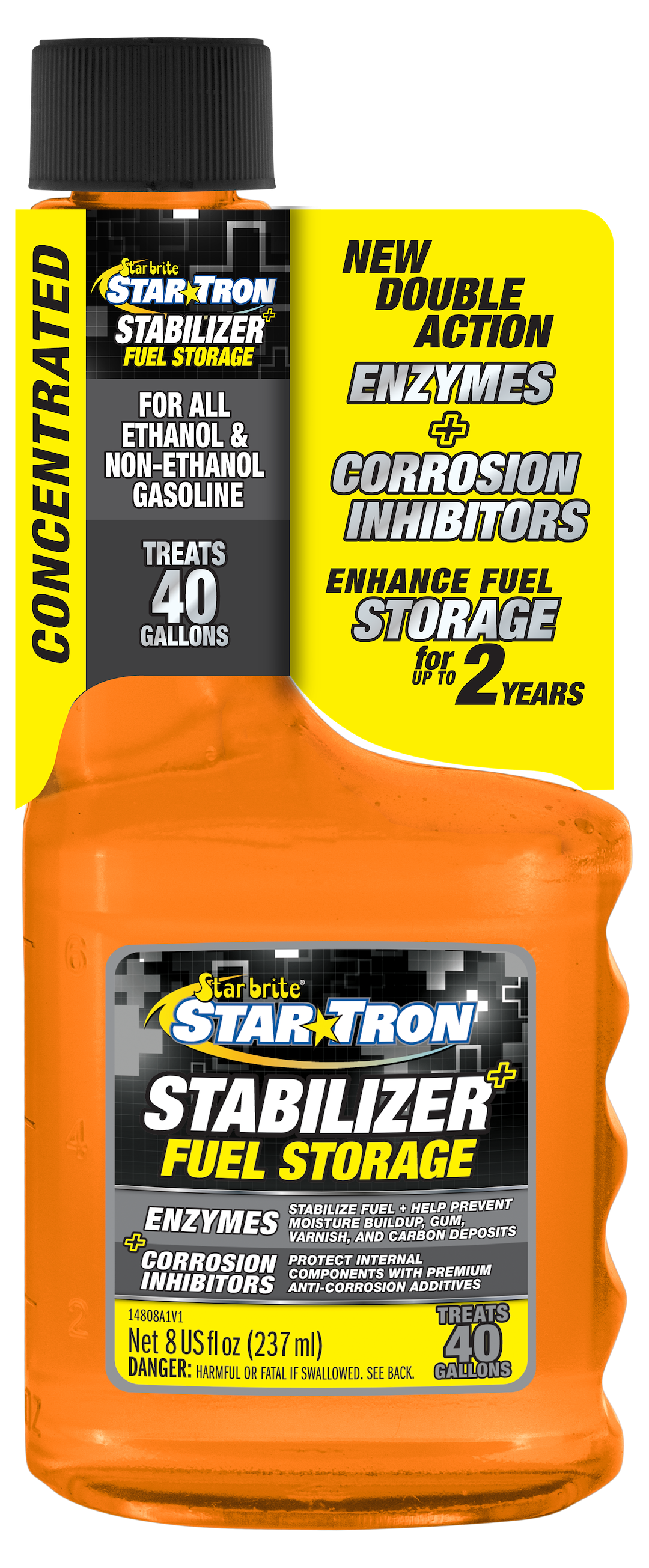Star Brite 14808 Star Tron Gasoline Fuel Additive, 8-Ounce