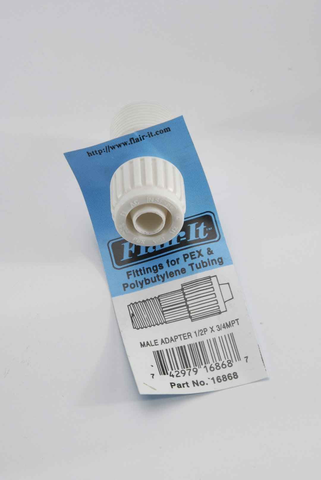 Elkhart Supply Flair-It 1/2-Inch x 3/4-Inch Compression / Male Thread Adapter – 16868